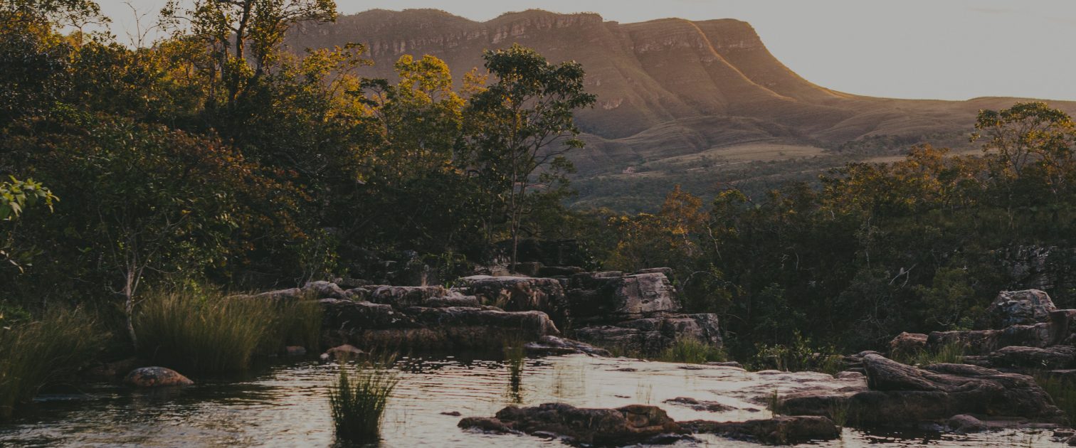 Cachoeira na Chapada dos Veadeiros