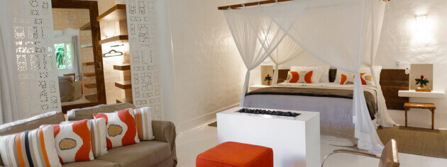 Foto do Quarto da Fazenda Shanti